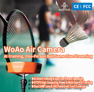 Offre à Durée Limitée : Caméra Sportive Étanche IPX5 Woao Air 4K 1080p avec Vision Nocturne, Grand Angle <span class=keywords><strong>180</strong></span>°, Suivi Automatique IA et Double Objectif – Livraison Gratuite - Product Image 5