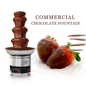 Fontaine à chocolat professionnelle à 3 niveaux en acier inoxydable 304, pour <span class=keywords><strong>fondue</strong></span> au fromage, 150W, haute productivité, capacité de 3kg, nouvelle version, pour lait et eau - Product Image 3