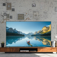 TV LED LCD Smart TV Layar Datar OEM 55 70 85 100 Inch Android untuk Hotel Ruang Tamu