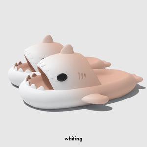 Pantuflas de Verano con Diseño de Tiburón, Estilo Chanclas, Suela Suave, Estampado Animal - Product Image 5
