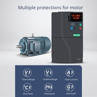 Drive VFD 37KW/50HP Inverter Frekuensi AC Tiga Fasa 380V Pengontrol Kecepatan VFD Variador De Frecuencia untuk Pompa Air