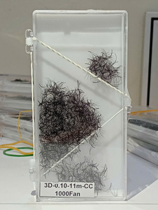 NQ 2025 Extensiones de Pestañas Individuales Naturales Suaves de Alta Calidad al por Mayor, Pestañas de Pelo Sintético en Abanico, Naturales, Largas y Personalizadas - Product Image 5