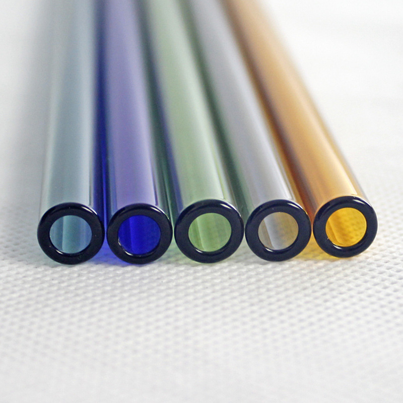 Customized Size Laboratory Coloured Borosilicate Glass Tube Heat Resistant Coloured Glass Tube