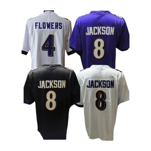 2025 nuove maglie da Football americano cucite 8 Jackson 4 fiori 0 Smith 14 Hamilton 22 Henry 89 Andrews maglia della squadra all'ingrosso - Product Image 4