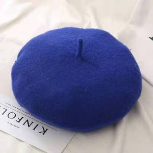 Boina Francesa para Mujer, Gorro de Lana Cálido para Invierno, Gorro Personalizado, Boina Vintage Lisa, Gorros de Color Sólido, Elegante para Mujer - Product Image 5