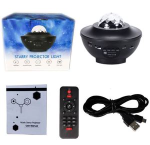 Ocean Wave Nebula Night Light <b>Projector</b> Star Galaxy <b>Projector</b> with Music Bluetooth <b>Speaker</b> - Product Image 3