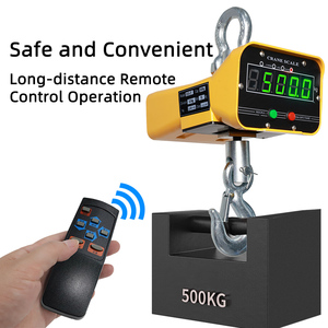 Bilancia a Gancio Elettronica di Alta Precisione 500kg/1T/5T/10T Attrezzatura Industriale per Sollevamento e Pesatura in Magazzino Bilancia a Gru Sospesa - Product Image 6