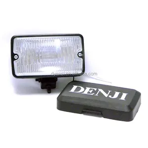 DENJI 12V 24V Spotlight H3 Work Light Off Road Driving Light Auxiliary Fog Light Projector Lamp For Jeep Pick UP Truck Trailer