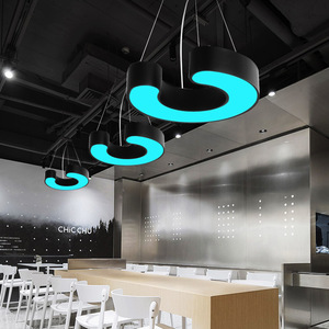 ไฟห้อย LED ทรงหกเหลี่ยมสำหรับตกแต่งคลับฟิตเนสเซ็นเตอร์ไฟเพดานแบบ DIY - Product Image 3