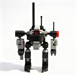 Prototipo de ciencia ficción, juego de bloques de construcción educativos STEM, modelo de soldado tipo 0, robot Mecha, ladrillos de montaje DIY, juguete creativo - Product Image 6