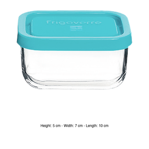 Frigoverre Rectangular Airtight <b>Container</b> 10 × 7 × 5 h cm, with Airtight Lid - Product Image 3