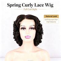 Perruque sans colle 4x4 HD transparente en cheveux humains vierges Remy, ondulations lâches, 16-28 pouces, bonnet élastique, sangle réglable, livraison directe