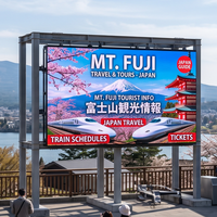 Affichage LED extérieur P4, écran LED P6, affichage LED programmable, affichage LED extérieur
