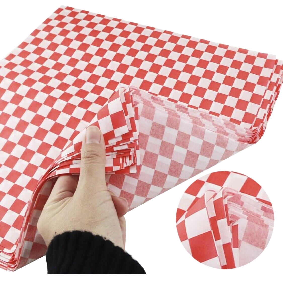 PE Coated Single Side Greaseproof Burger Wrapping Paper Universal Packing Paper for Sandwich & Burrito
