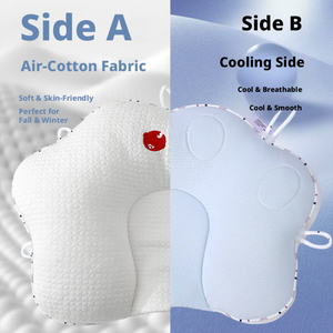 Oreiller pour bébé en forme <span class=keywords><strong>de</strong></span> papillon pour nourrissons <span class=keywords><strong>de</strong></span> 0 à 12 mois et <span class=keywords><strong>de</strong></span> 1 à 2 ans, anti-acariens, anti-escarres, rembourrage en fibre TPE - Product Image 5