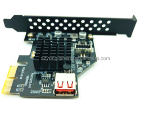 ASM3142 رقاقة 10 جيجابايت في الثانية USB3.1 الجنرال 2 نوع-E <span class=keywords><strong>20</strong></span> دبوس التوسع بطاقة USB 2.0 PCI اكسبرس 3.0 X2 محول ل حاسوب شخصي مكتبي الكمبيوتر المسبب - Product Image 3