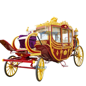 Carruaje Real sin Caballos en Oferta, Buen Precio, Carruaje de Cenicienta Grande Personalizado, Carruaje Real para Bodas - Product Image 1