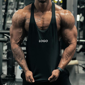 Canotta Sportiva Estiva Oversize da <span class=keywords><strong>Uomo</strong></span>, Traspirante, Personalizzabile, Senza Maniche, in Cotone, per Bodybuilding e Palestra - Product Image 4
