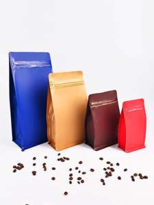 Bolsas Selladas para Empacar Granos de Café con Cierre, Protección de Aroma y Bloqueo de Luz, Tamaños Personalizados, Material PET, para Bebidas, con Logotipo Personalizado - Product Image 4