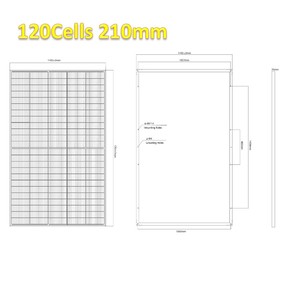 Módulo Solar de Precio Competitivo en China, 48v, 390w, 400w de Potencia - Product Image 4