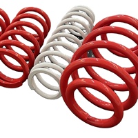 Pegas Suspensi Coil 55CrSiA untuk Mobil EV Coilover Shock Absorber Diameter Kawat Kustom Suku Cadang Grosir