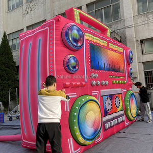 Modèle gonflable radio gonflable personnalisé pour le <span class=keywords><strong>90e</strong></span> thème nostalgique - Product Image 3