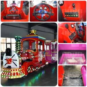 <span class=keywords><strong>Train</strong></span> touristique sans rails Nova Rides pour 24 personnes, <span class=keywords><strong>train</strong></span> <span class=keywords><strong>électrique</strong></span> de tourisme extérieur TLT-FT18, grand <span class=keywords><strong>train</strong></span> touristique - Product Image 4