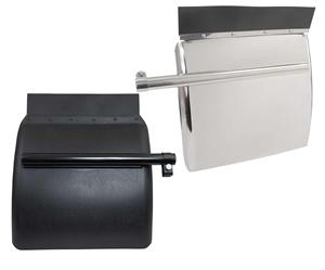 Usine 24 "x 24" Black Poly Semi Truck Quarter <span class=keywords><strong>Fender</strong></span> - Product Image 1