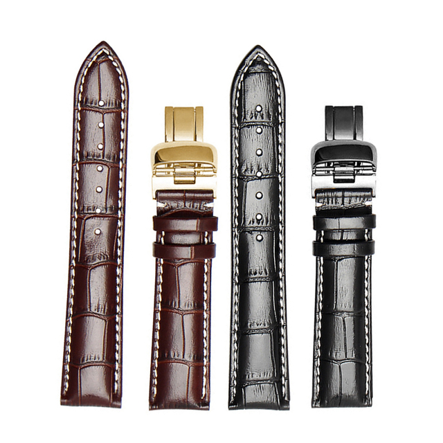 High Quality Genuine Leather Watch Straps Business Luxury Watchband Strap