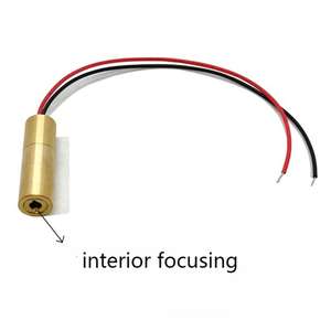 เครื่องทำเครื่องหมาย10X34mm532nm50mw เลนส์แก้วสำหรับเครื่องแกะสลักโมดูลเลเซอร์สีเขียวการวางตำแหน่งจุด - Product Image 4