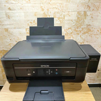 EPSON L455 için 4 renkli çok fonksiyonlu mürekkep A4 Jet yazıcı WIFI ile ikinci el içerir