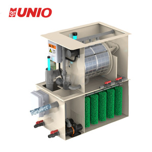 Nuovo Filtro <span class=keywords><strong>a</strong></span> Tamburo per Acquacoltura da 5m3/10m3/20m3, Macchinario per Trattamento Acqua per Laghetti Koi - Product Image 1