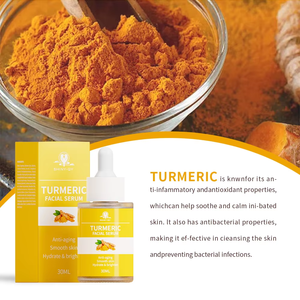 Toptan doğal C vitamini aydınlatma anti-kırışıklık akne kaldırma koyu nokta Glow nemlendirici beyazlatma yüz zerdeçal Serum - Product Image 4