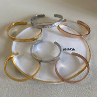 Bracelets pour Femme en Acier Inoxydable 316 Personnalisés Double Face, Bijoux de Mode Fine pour Enfants avec Gravure Arabe Islam Ayatul Kursi