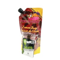 Grande pochette à bec verseur pour café et thé, emballage liquide pour épices, biodégradable et réutilisable, pochette en papier Doypack