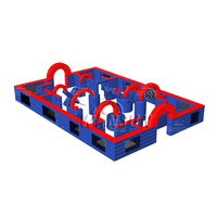Parcours d'obstacles gonflable géant WINSUN, arène sportive en PVC épais certifié CE, pour team building, sports scolaires, location commerciale