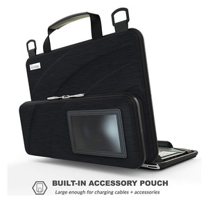13-14 Inch Modern Work-Optimized <strong>Chromebook</strong> Laptop <strong>Case</strong> Lightweight Durable Waterproof EVA Hard <strong>Case</strong> with Pouch Shoulder Strap - Product Image 3