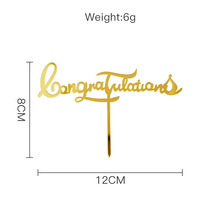 Adorno para Pastel <span class=keywords><strong>de</strong></span> Graduación 2026 con Mensaje 'Lo Lograste' para Decoraciones <span class=keywords><strong>de</strong></span> Fiesta <span class=keywords><strong>de</strong></span> Graduación, Accesorio para Pastel - Product Image 2