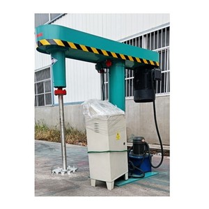 Dispersor de Emulsiones y Disolventes Hidráulico de Alta Velocidad para Acero Inoxidable con Elevación Neumática - Product Image 4