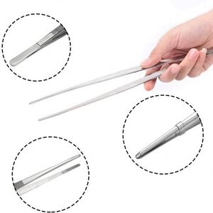 Pinzas de Cocina Kingwise de Acero Inoxidable de 12 Pulgadas, Pinzas Largas para Alimentos con Puntas Dentadas, Pinzas para Cocinar - Product Image 3