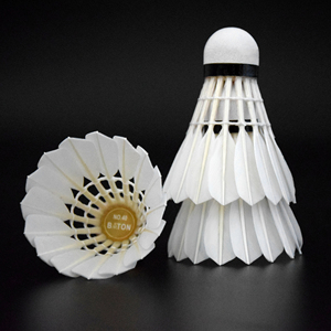 Bt-No.40 Terzo Grado Piuma D'oca Stesso Come Victor Maestro No.3 Con 2 Strati di Sughero Naturale Personalizzabile Badminton Volano - Product Image 4