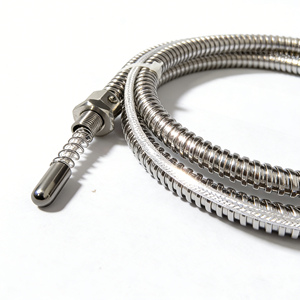 مستشعر حرارة صناعي عالي الدقة من البلاتين <span class=keywords><strong>PT100</strong></span> مع مسبار فردي ونظام رباعي الأسلاك - Product Image 6