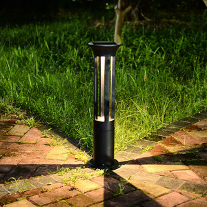 Lampe solaire LED pour pelouse, extérieure, en alliage d'aluminium, IP65, résistante à l'eau, 5000K, lumière du jour, détecteur de mouvement, CRI90, angle de faisceau 60° - Product Image 4