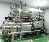 Stérilisateur à autoclave pour la stérilisation des aliments en conserve, des repas prêts à consommer et des aliments pour animaux de compagnie - Équipement de traitement pour usine