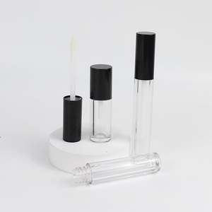 Empty Round <b>Lip</b> Gloss Tubes 4ml With Inner Plug Portable Cosmetic Packaging For <b>Lip</b> Gloss - Product Image 1