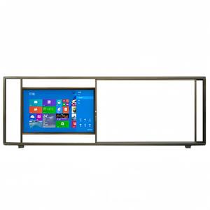 Sistema de <span class=keywords><strong>Pizarra</strong></span> Deslizante para Ahorrar Espacio en el Aula, Combina una <span class=keywords><strong>Pizarra</strong></span> Blanca de Tamaño Personalizado y una <span class=keywords><strong>Pizarra</strong></span> Negra de Acero - Product Image 2