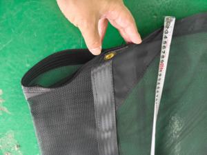 Kit de rouleau de bâche manuel <span class=keywords><strong>à</strong></span> manivelle pour benne de camion benne <span class=keywords><strong>à</strong></span> ordures avec bâche en maille PVC 7' x 14' (double poche) - Product Image 6