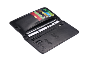 Cartera de Cuero de Lujo para Tarjetas de Visita, con Carga Inalámbrica, Portátil, para Eventos y Fiestas, Precio Económico, Venta al Por Mayor - Product Image 5