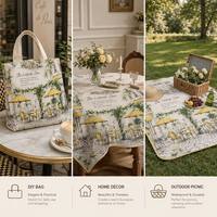 Tissu Oxford 210D 180GSM personnalisé imprimé numériquement, enduit PU imperméable, en polyester tissé, résistant aux plis, pour tentes et bagages