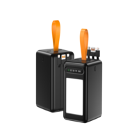 Banco de Energía Solar Personalizado de Fábrica de 22.5w y 60000mah, Productos PowerBanks, Cargador Portátil de 60000 Mah, Batería Externa de Carga Rápida